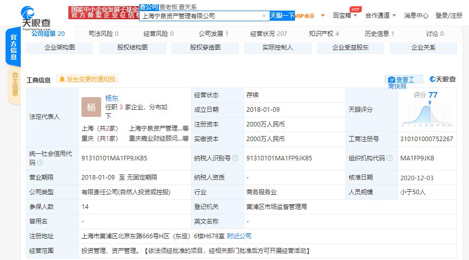 宁泉资产杨东预警新能源风险 大部分爆炒股将以大跌消化估值