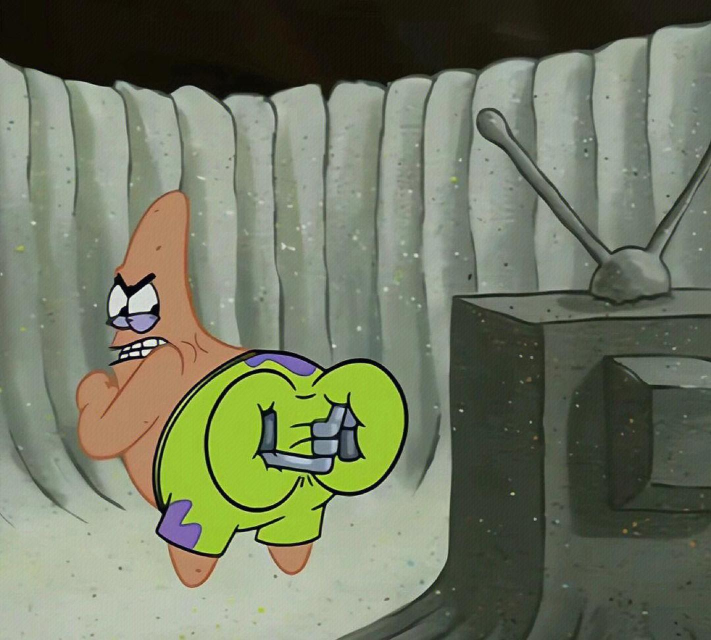 派大星努力练臀后的效果,有被可爱到吗?