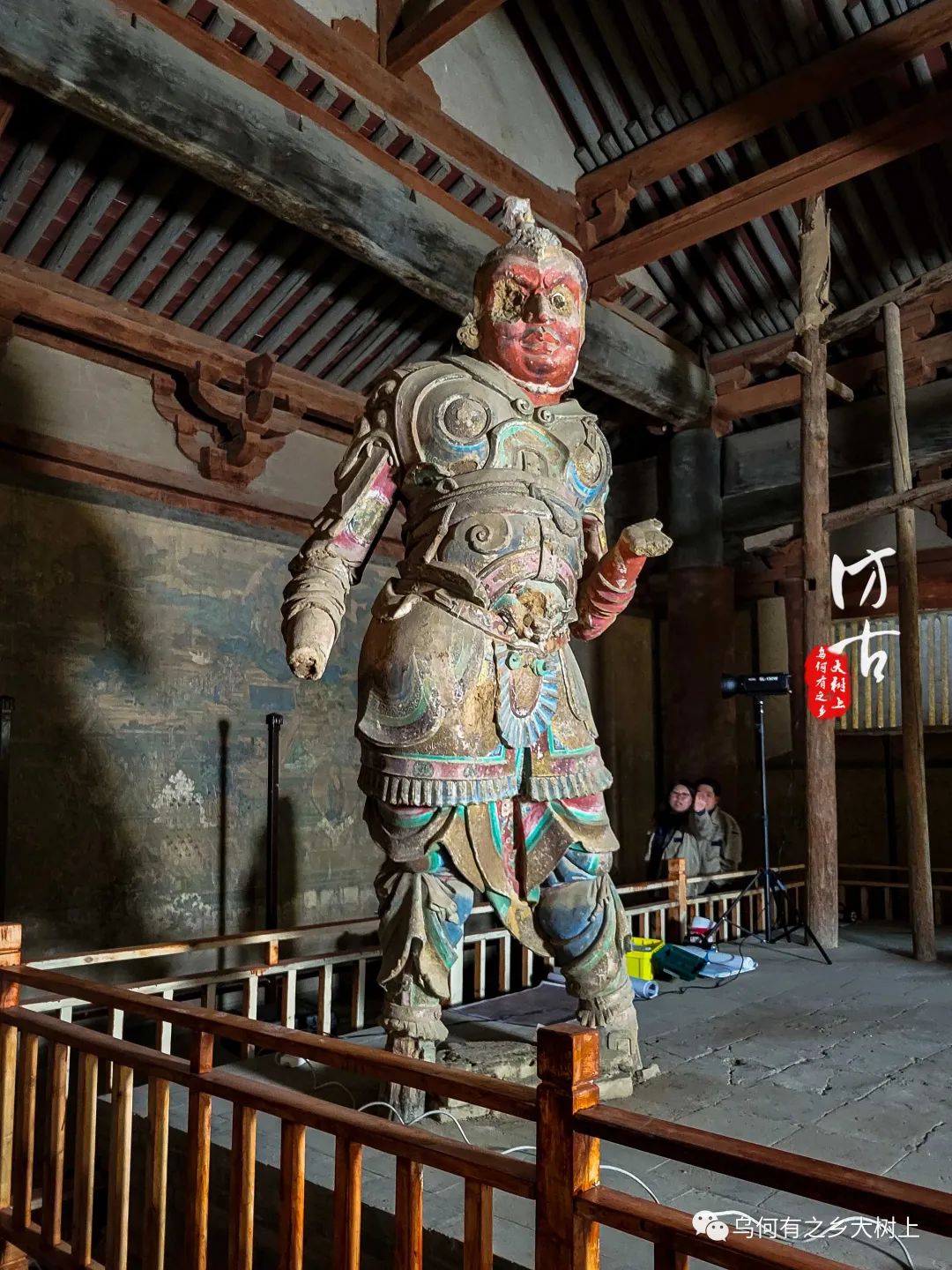 岩山寺壁画:山西寺院壁画"双璧",趁专家修缮时得以进入观赏