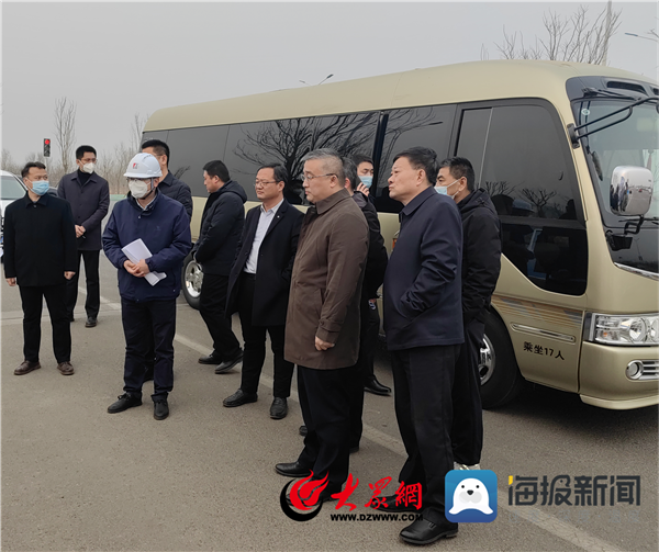 阳信县委副书记,县长宋全星调研县重点水利项目建设情况