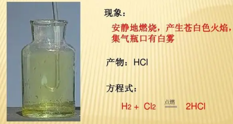 氯气和铁反应现象