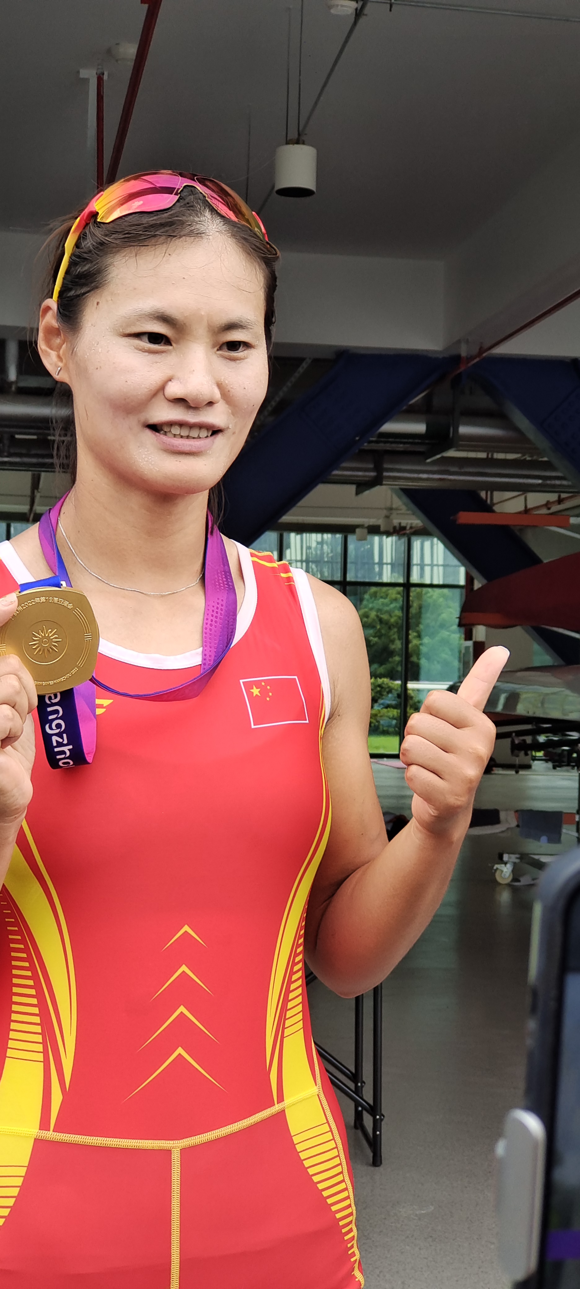 亚运"豫"见你丨河南健儿吕扬,冠军!中国女子四人双桨实现该项目全满贯