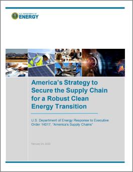 《美国确保供应链以实现强韧清洁能源供应转型战略,报告主要涉及碳
