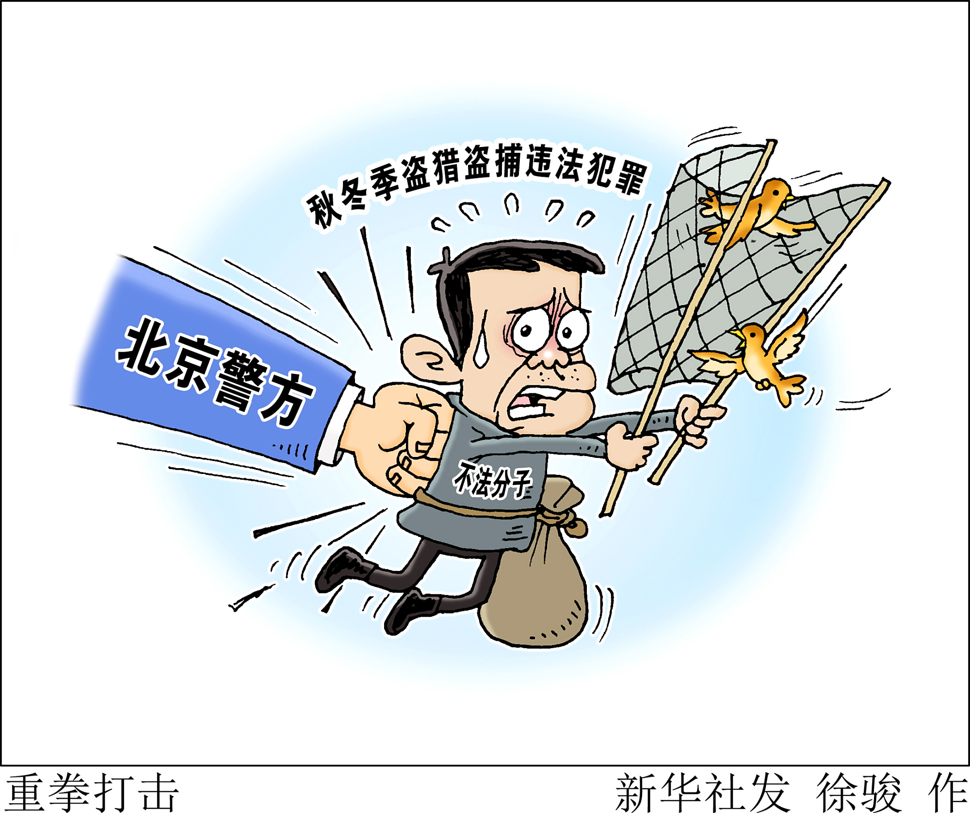 (图表·漫画)「法治」重拳打击