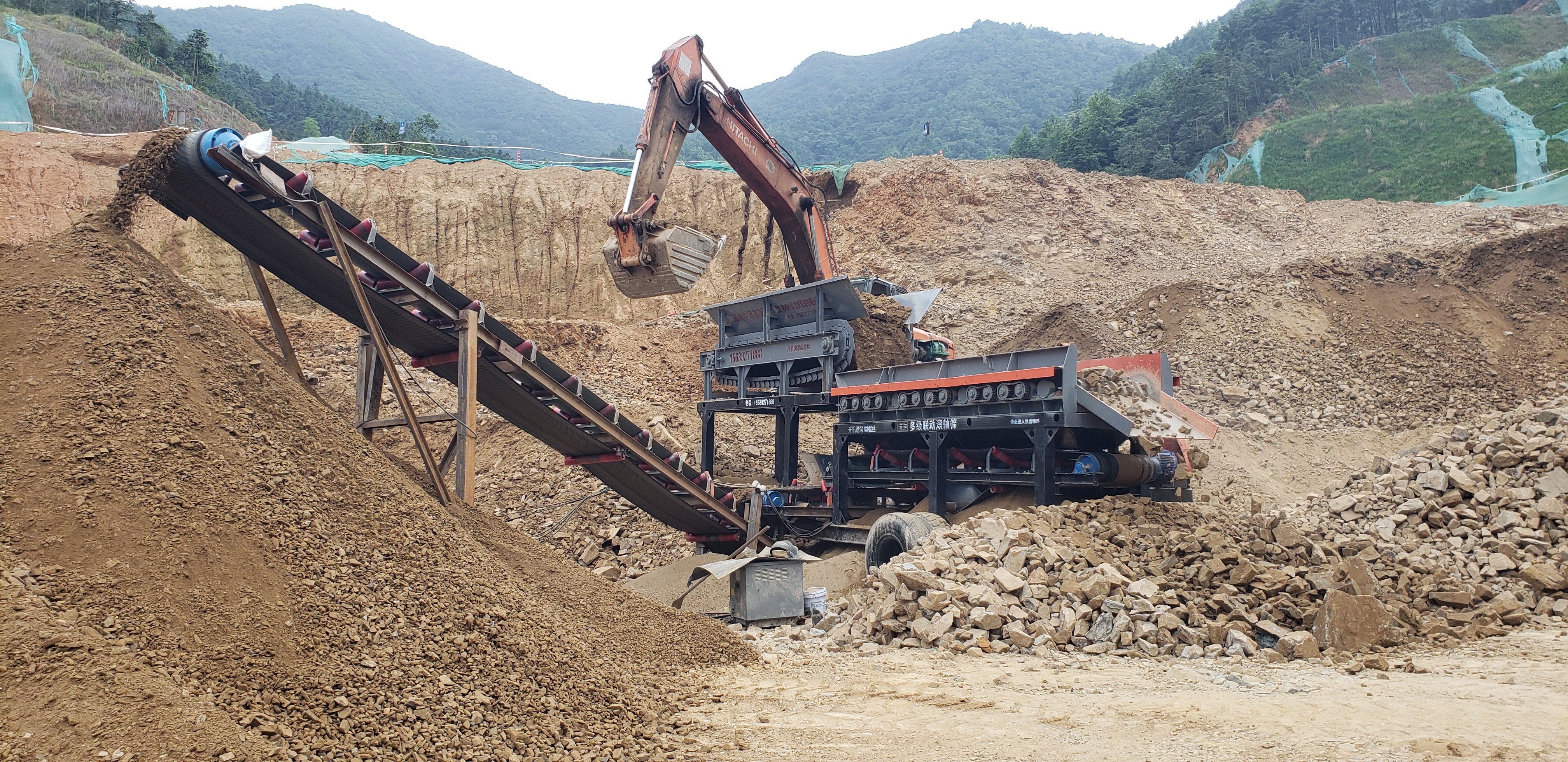 移动式泥石分离机在绿色矿山发挥着重要作用