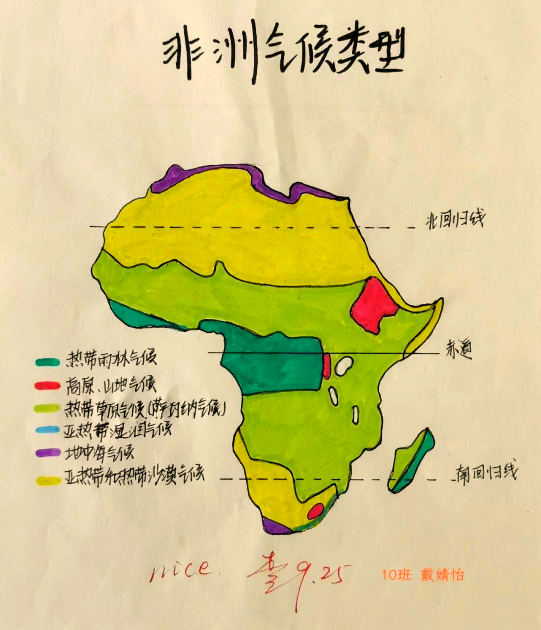 非洲气候类型的多样性与分布特征