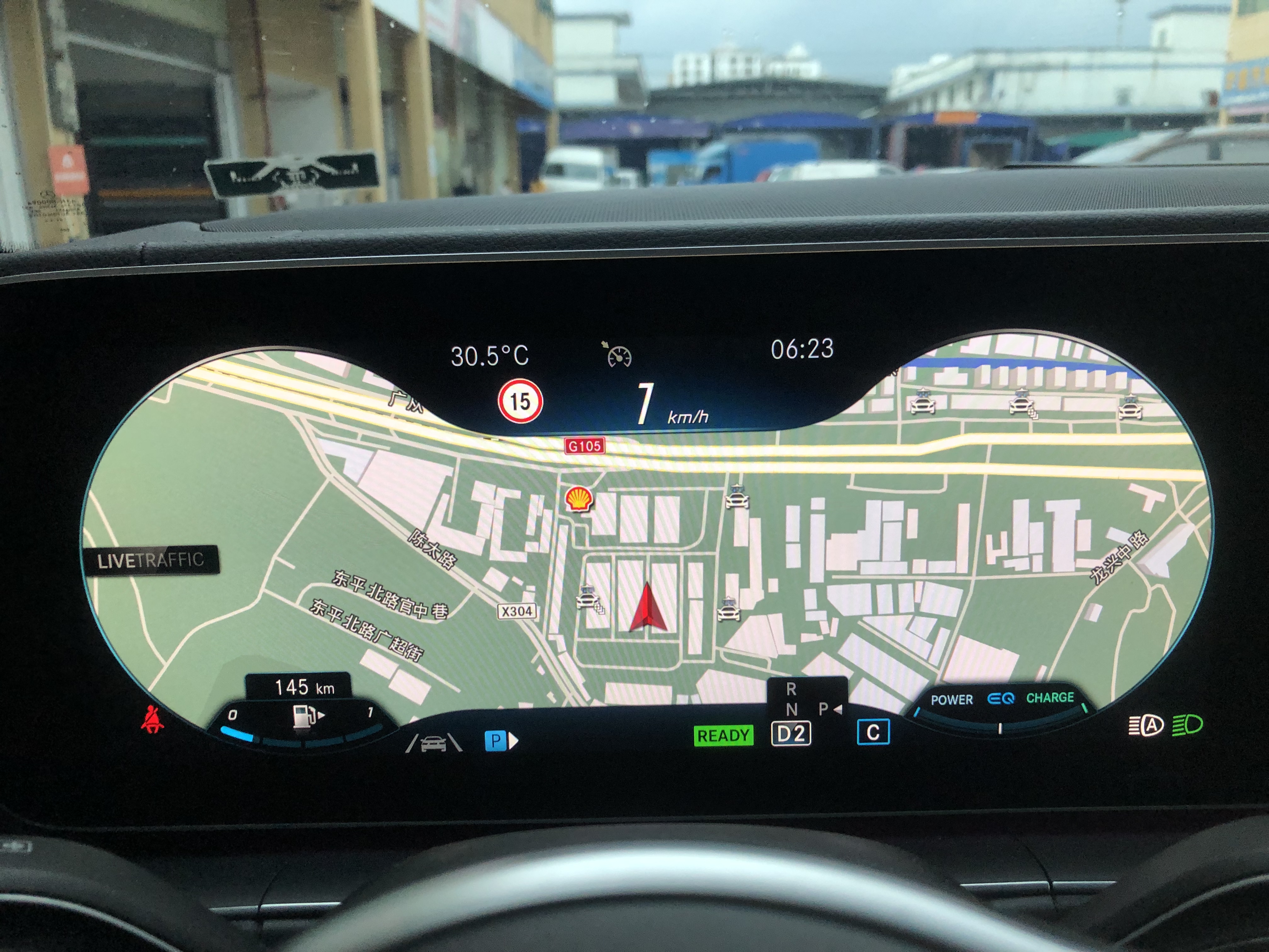 美规加版奔驰gls换主机实现地图导航百度carlife激活ar实景记录仪