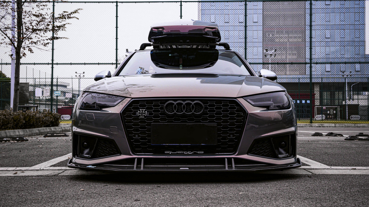 unic|奥迪a4 allroad改色星空灰魅影