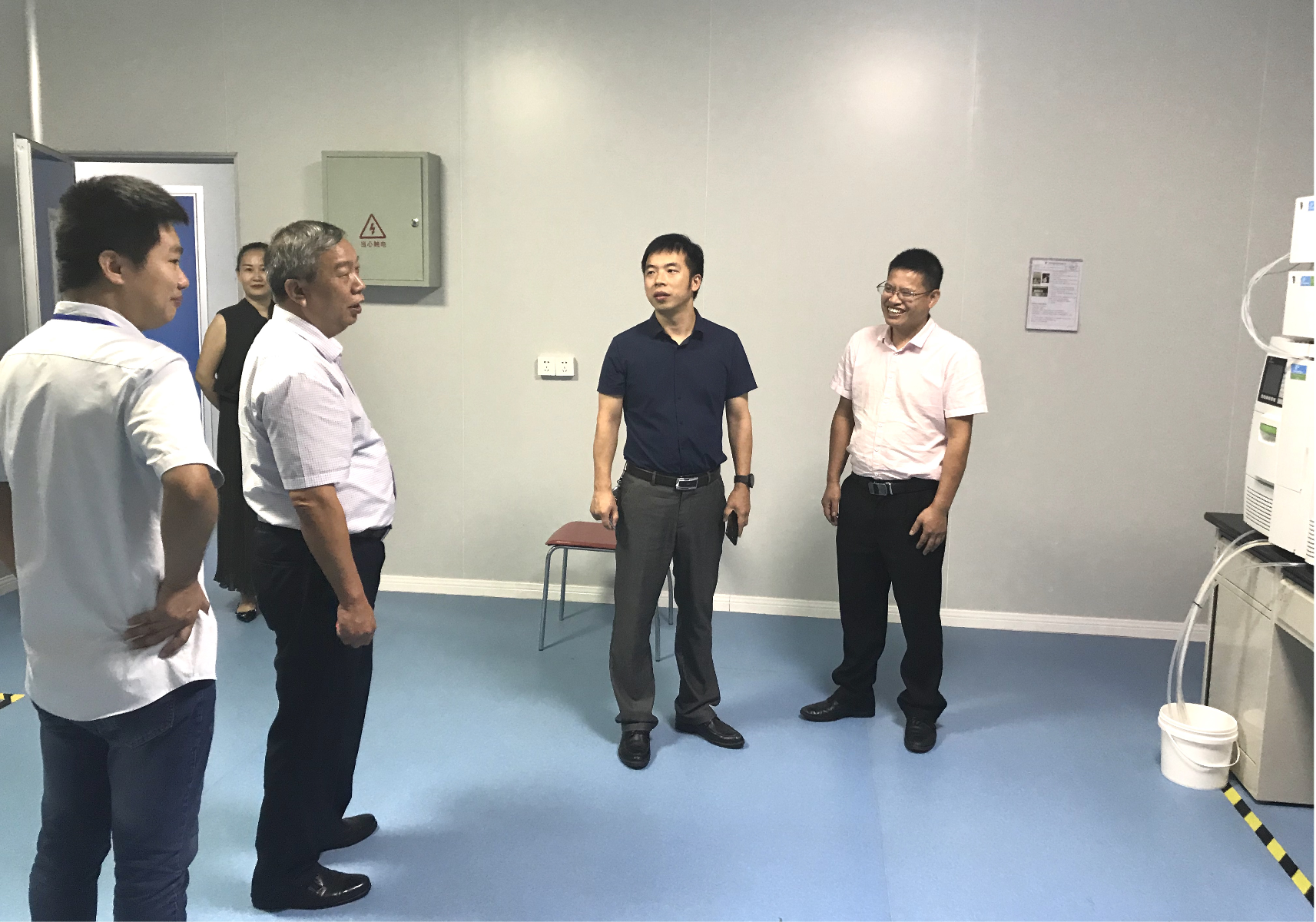 市科技局赴省科技厅对接工作并考察湖南皓志科技股份有限公司研发中心