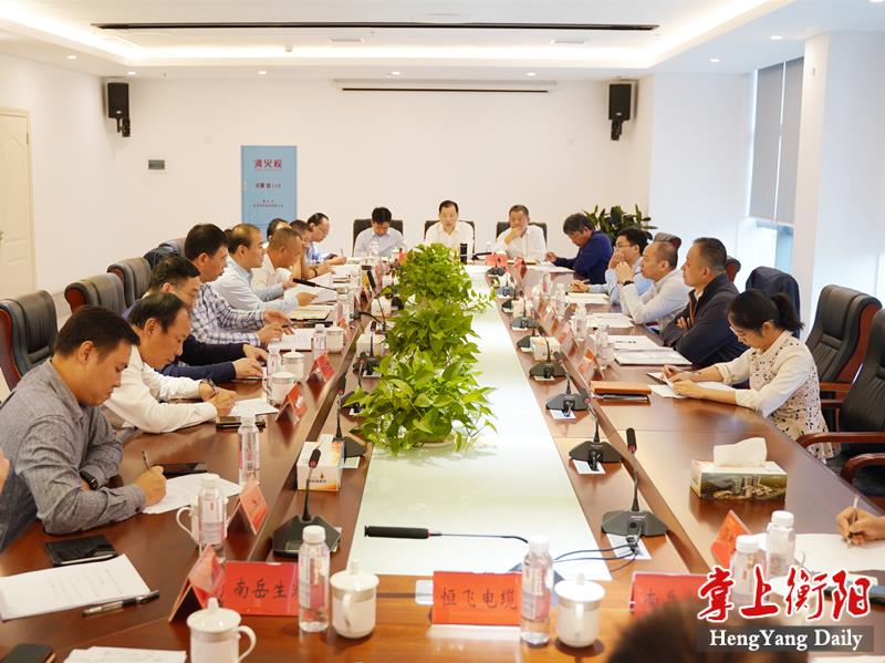 何庆文来衡调研企业上市工作