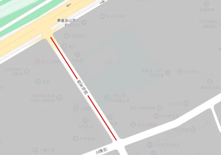 山海关限行路线图图片