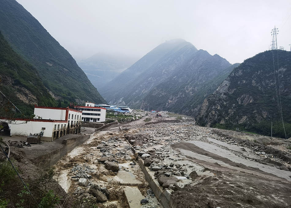 直击|四川汶川县突发山洪泥石流灾害,7人失联