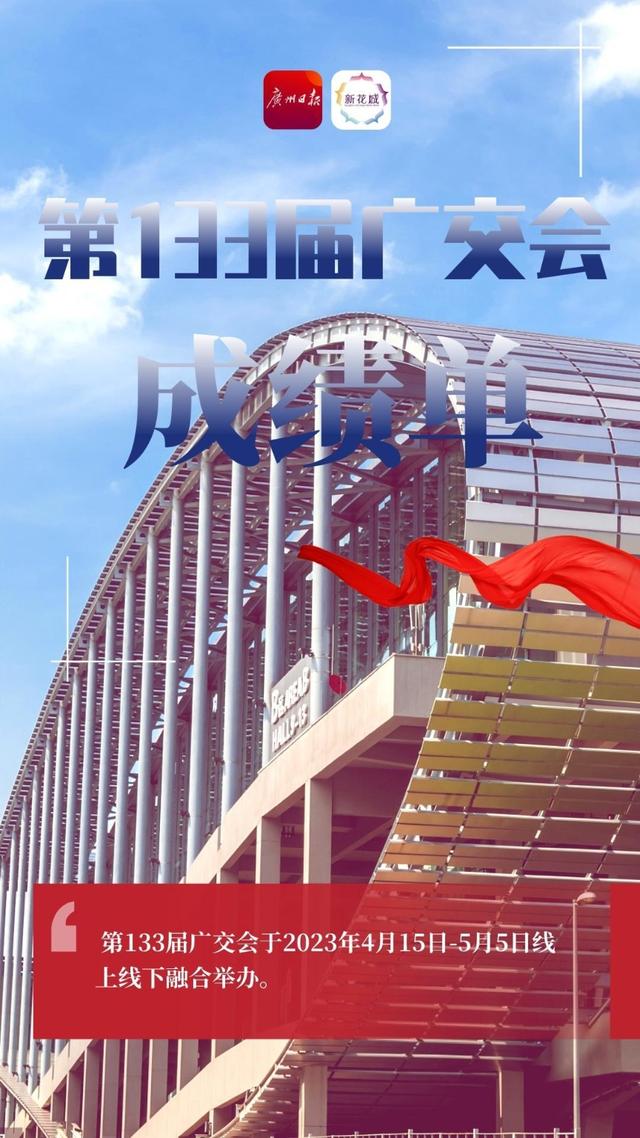 一组海报看第133届广交会成绩单