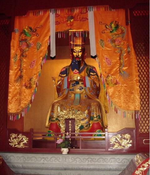泰山玉皇庙里面的神像图片