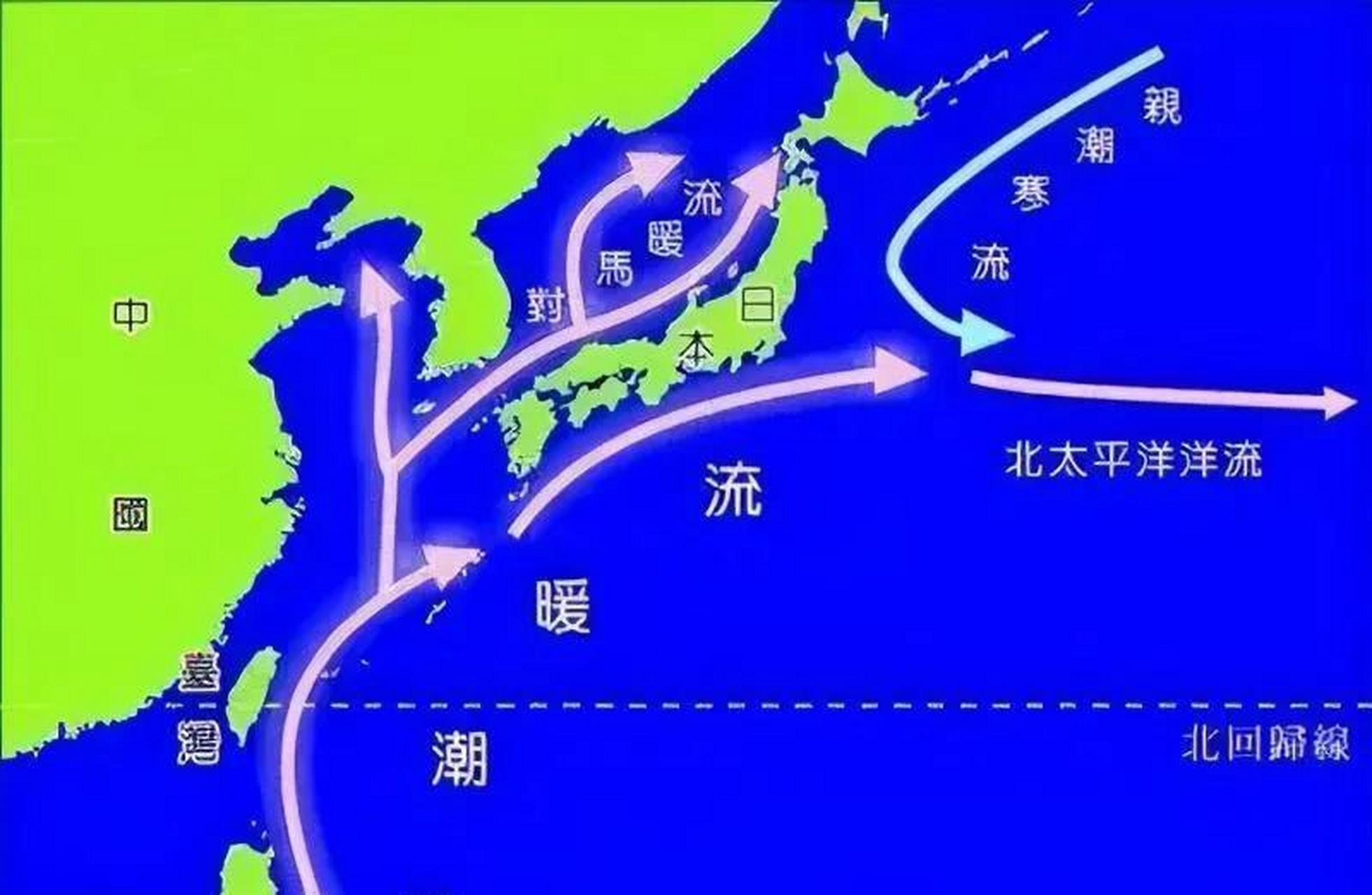 日本周围的洋流图片图片