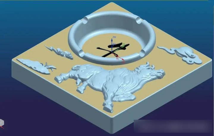 三款最新ug烟灰缸图档