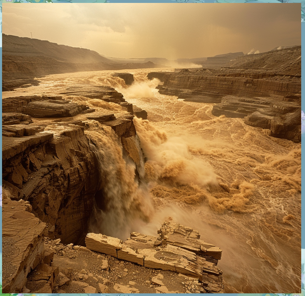探索中国黄河壶口瀑布的壮丽美景,领略自然之魅力!