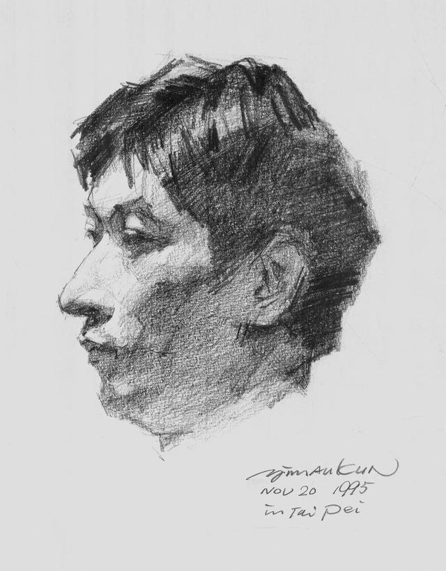 艺推|冉茂芹素描头像高清作品