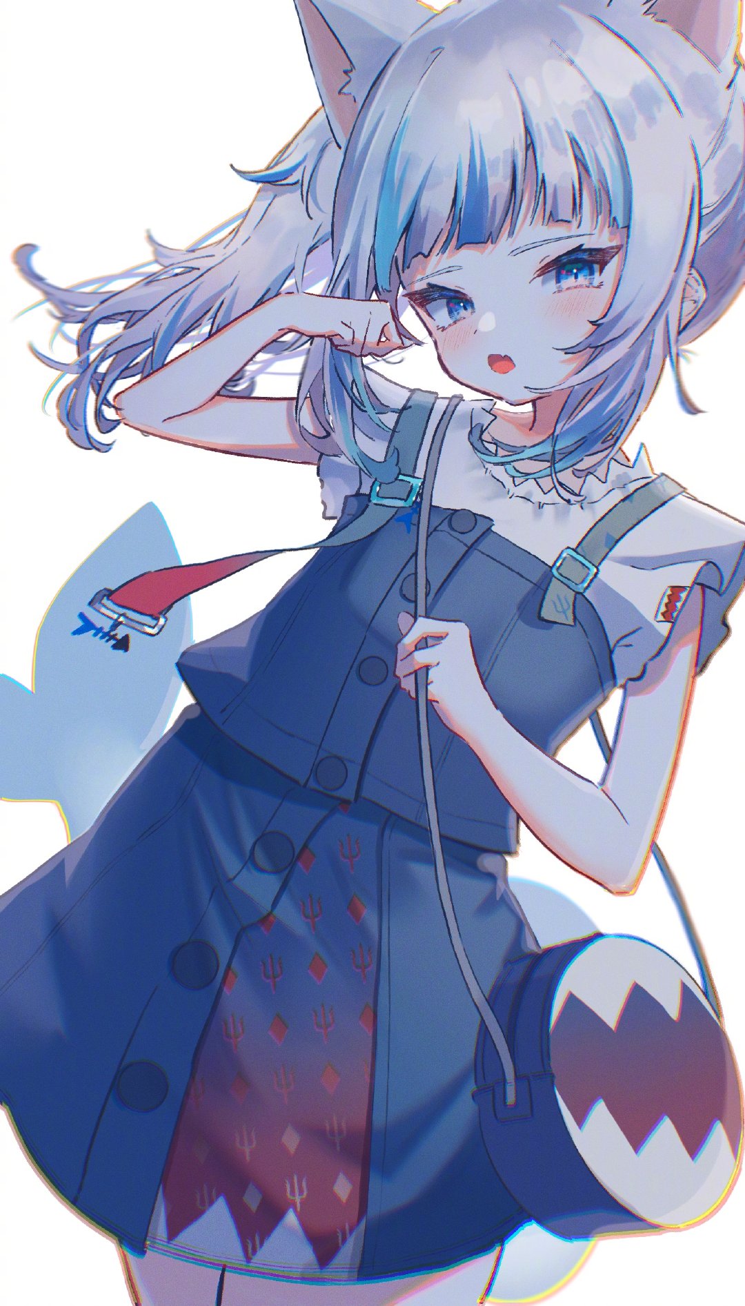 "鲨鱼少女"有点萌!再也不害怕鲨鱼啦!新的动漫头像预备起来!