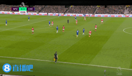 博利蝎子摆尾解围击中横梁斯特林补射破门_英超-10人切尔西客场3-0诺丁汉森林_切尔西客场挑战诺丁汉森林英超第18轮