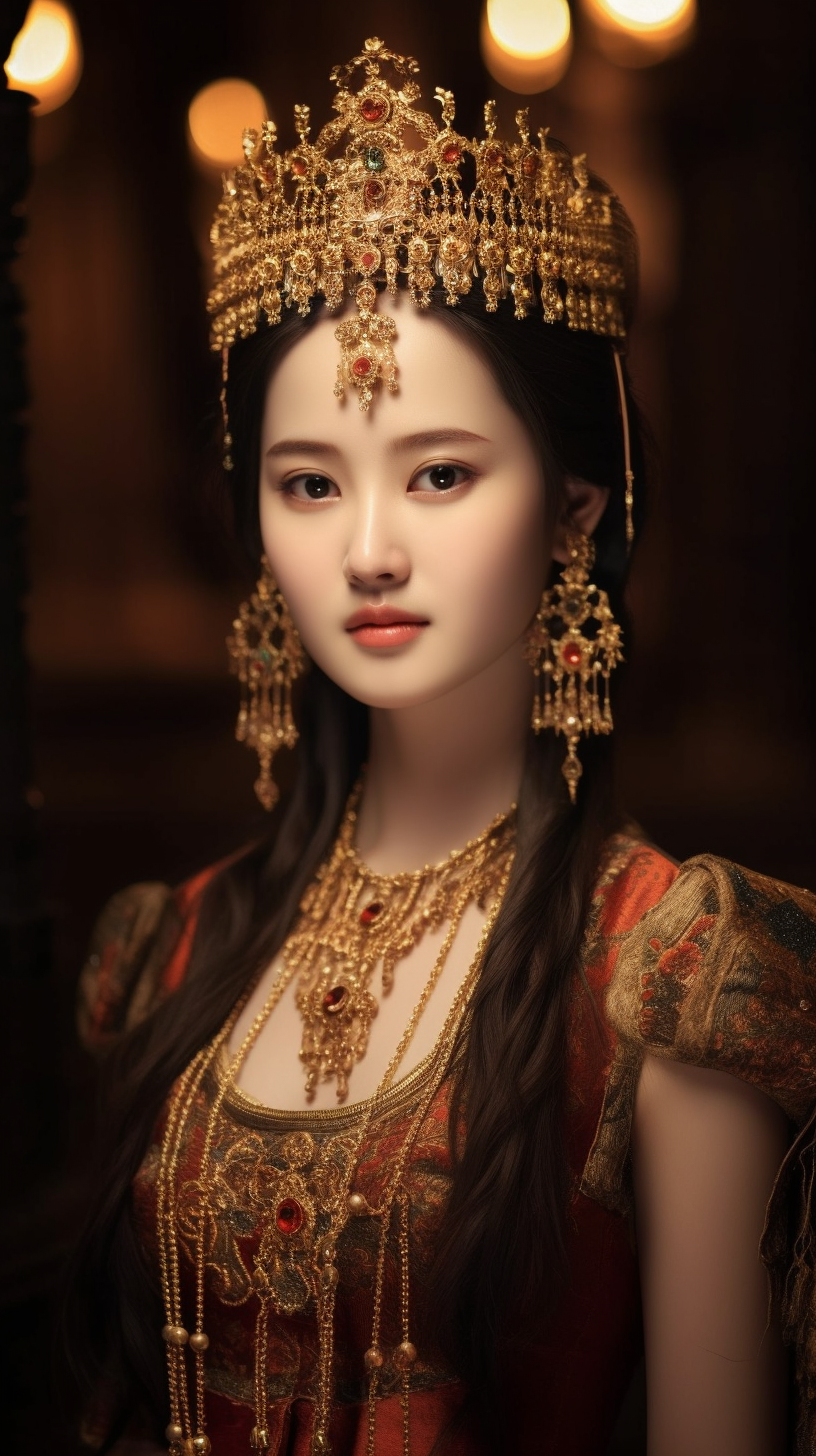 古装异域公主写真 ai美女欣赏(1) ai绘画有多惊艳