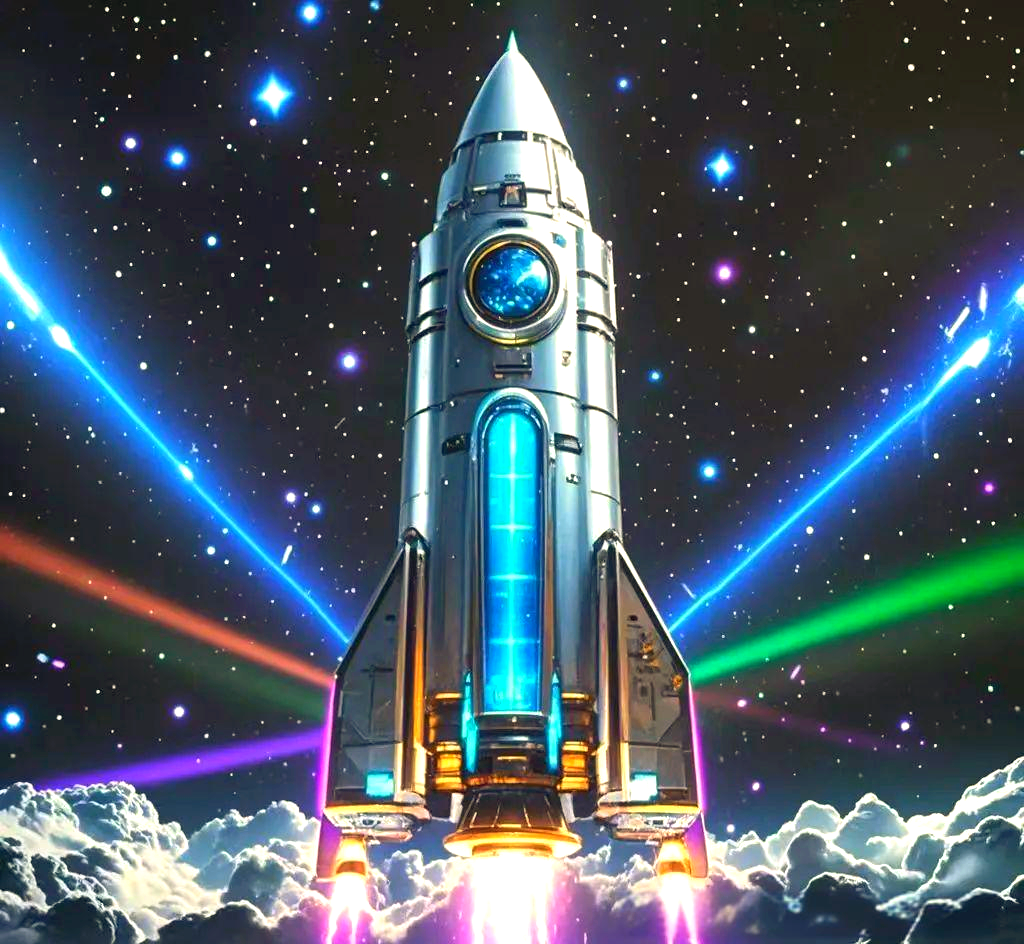 探索科幻火箭的画法与构思,描绘心中的宇宙梦想