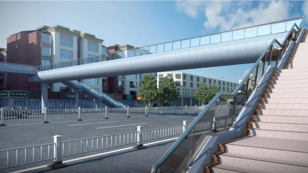 潍坊正在建设的这7座过街天桥,真靓!