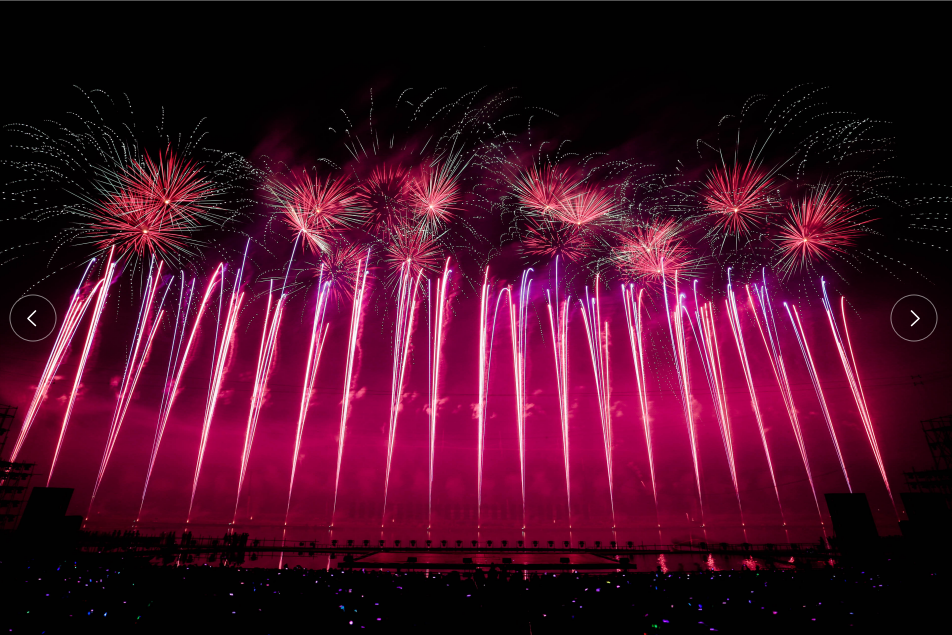 2021 300米巨幅燃放阵线 注定是令人难忘的焰火盛会 我们用七彩烟花