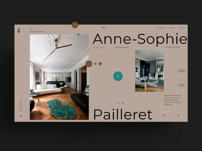 一组优秀好看的网页版式设计参考