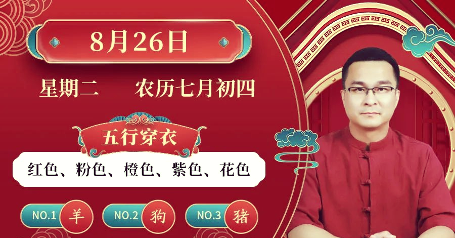 今日生肖运势穿衣幸运色(今日生肖运势吉凶排名)