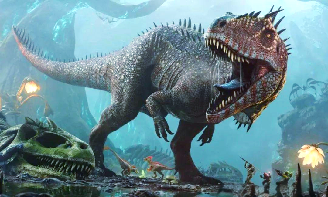 鲨齿龙:体型庞大且凶猛的兽脚类恐龙,以捕食其他恐龙为生