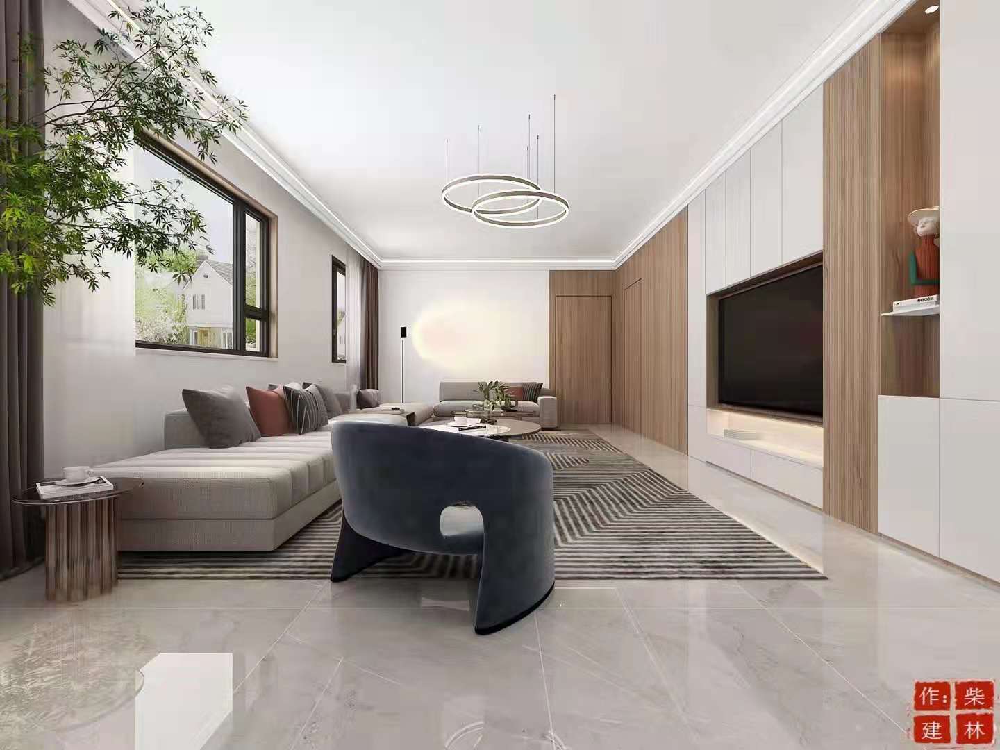 太原柴村回迁房昌泰苑150平效果图