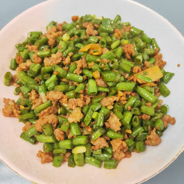 豆角肉末,美味下饭,做法简单