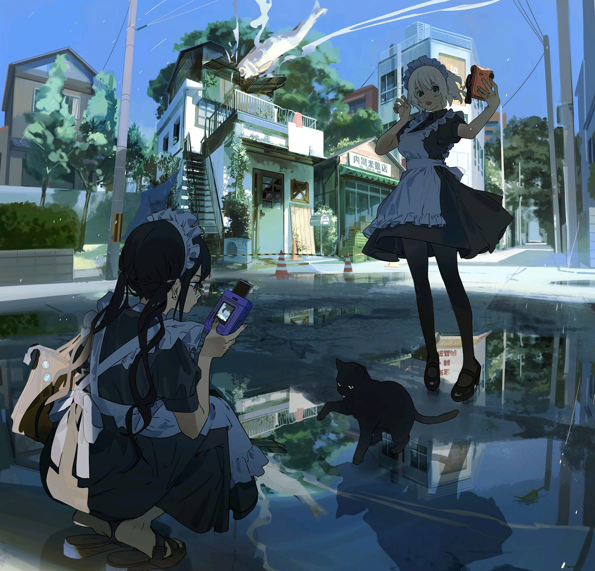 贴近日常的描绘,幻想与现实的融合,每张作品都是绝美的壁纸