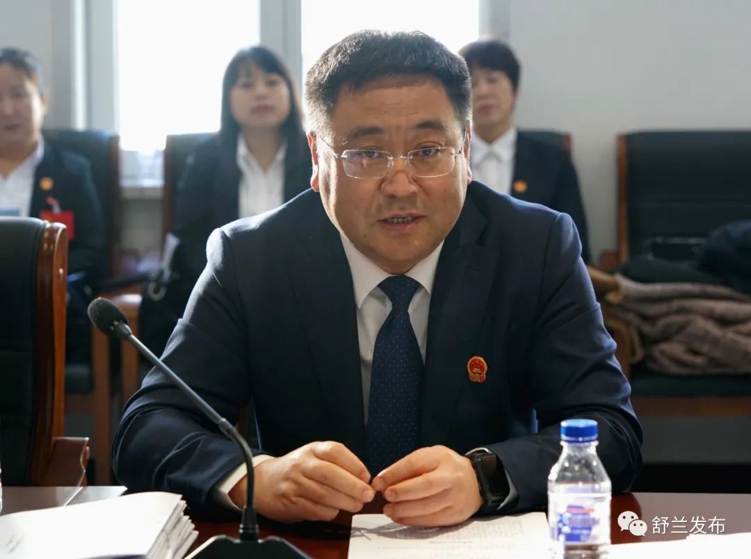 「聚焦"两会"」朱永忠参加舒兰市第十九届人民代表大会第一次会议分组