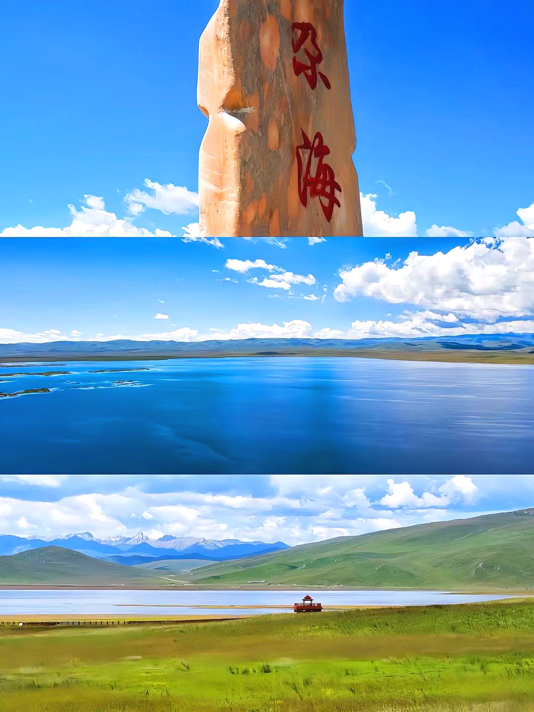 "高原明珠"尕海湖,水域面积600公顷,是甘南第一大淡水湖
