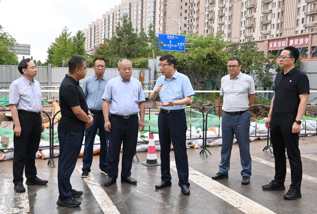 范兆森深入一线督导检查防汛工作