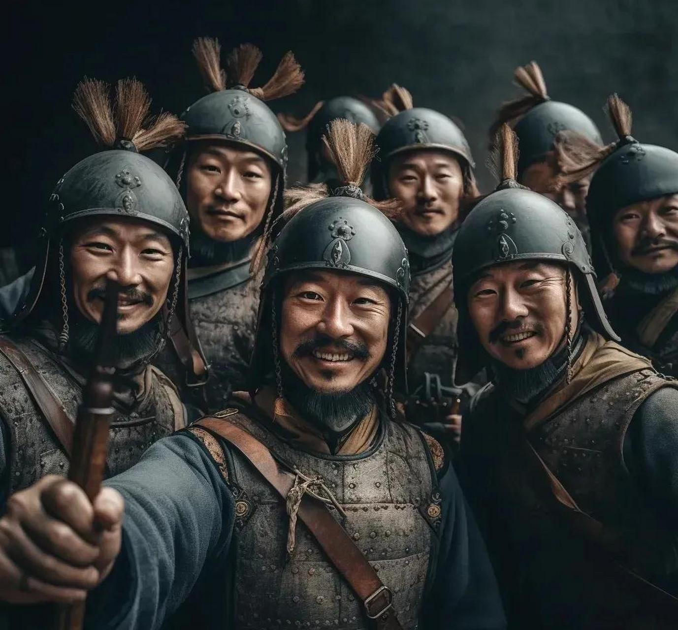 友友们,ai还原太平天国的军队,图片中的士兵和将官显得很质朴.