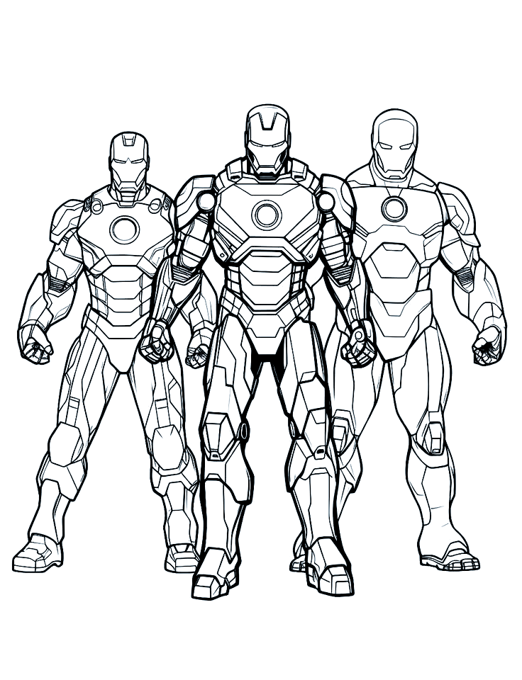 如何用线条和色彩塑造钢铁侠的经典形象