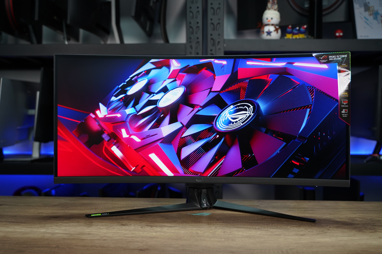 rog xg349c华硕带鱼屏电竞新品:3k-180hz nanoips神器!