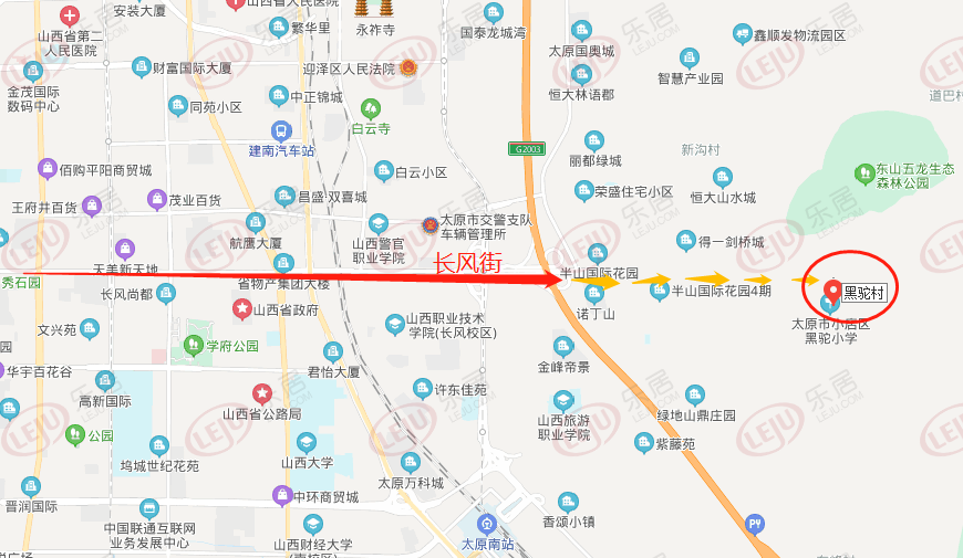 小店区街道详细地图图片