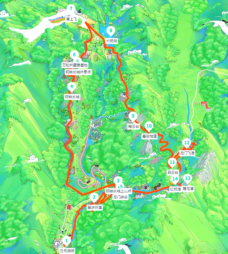 杭州大明山景区免门票,需购买景交车票游玩,附攻略与路线推荐