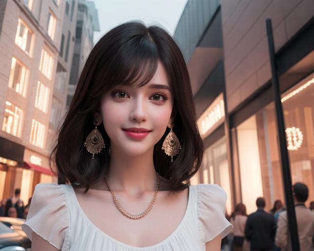 细节放大,美丽绽放:半身照中的绝妙