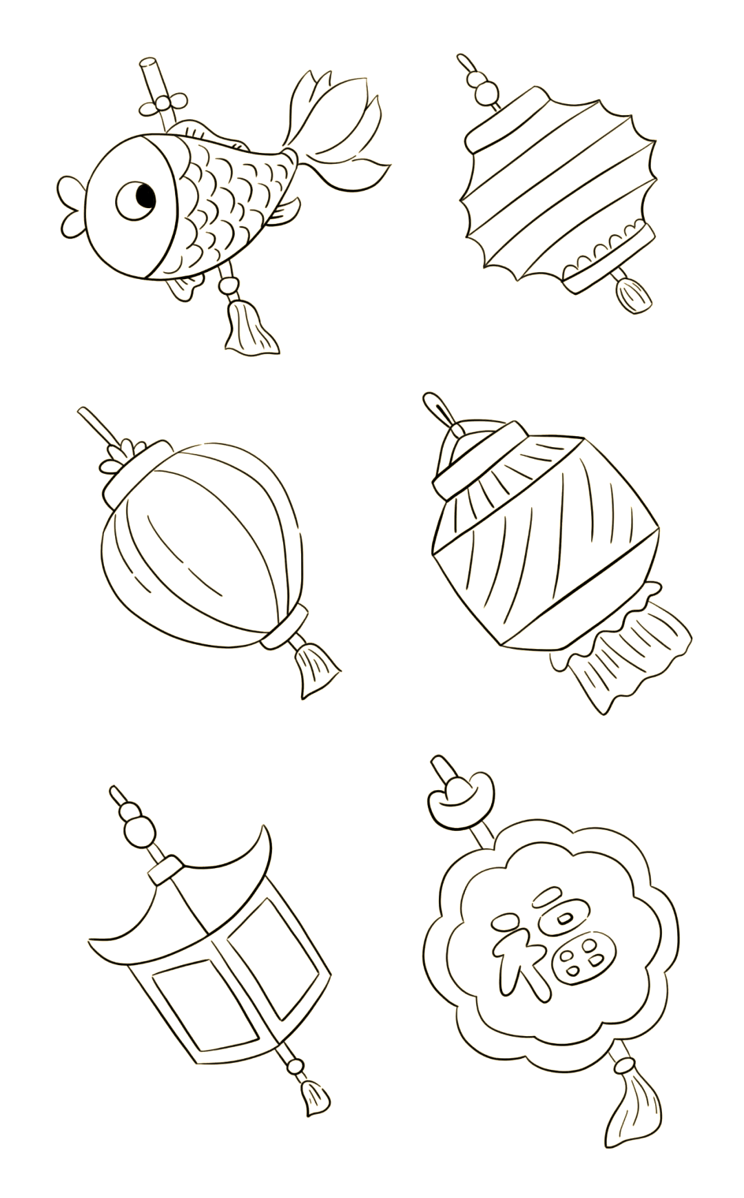 新年春节多种灯笼的简笔画技巧与心得分享