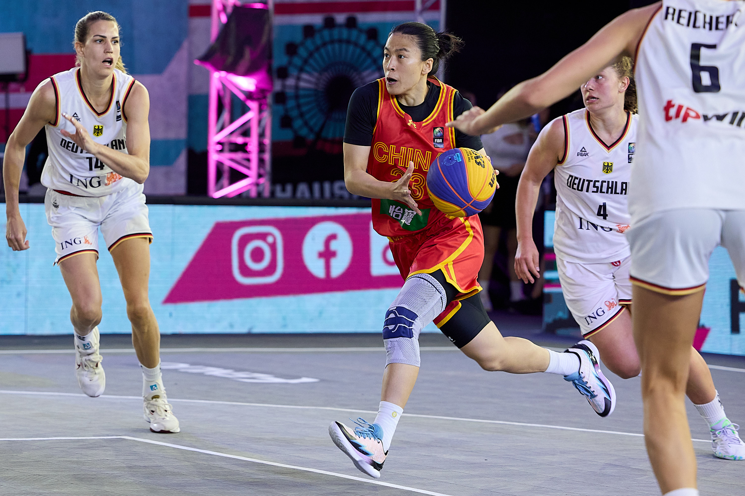 篮球——三人篮球世界杯:中国女篮晋级半决赛