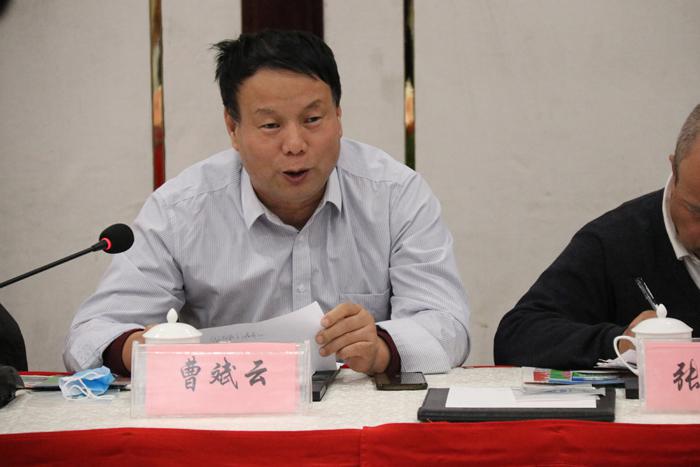 省奶山羊产业技术体系首席专家曹斌云教授发言 11月10日,农业科技报社