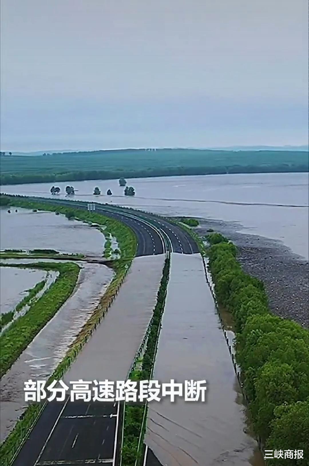 呼伦贝尔大坝决堤图片