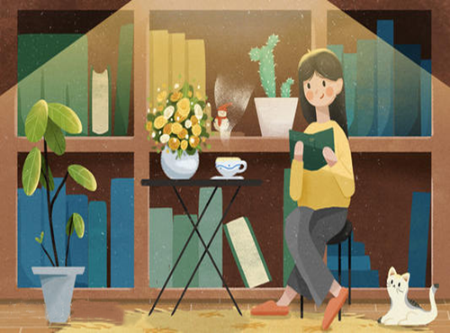 读书不但能增长知识,开阔眼界,还能让女孩明白做人的事理,懂得为人