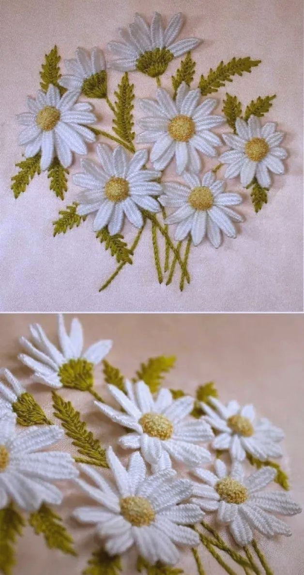 立体绣,一种将花草之美立体呈现的刺绣技艺,既简单又极具美感