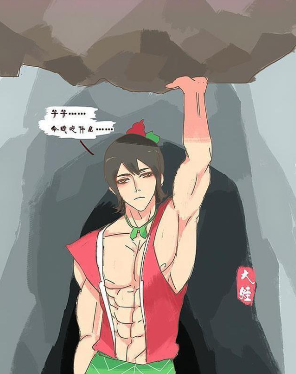 七葫芦娃长大后,大娃力大无穷,六娃隐身的优势,宅男爱了